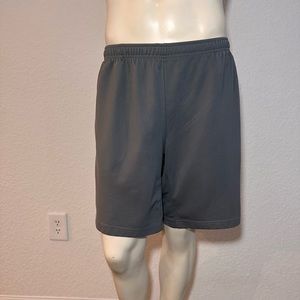 Nike Athletic Shorts Mens Sz M-L Gray/White Missing Tag  Polyester Used